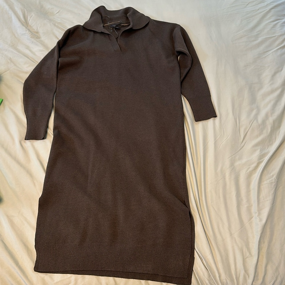 Long sweater dress